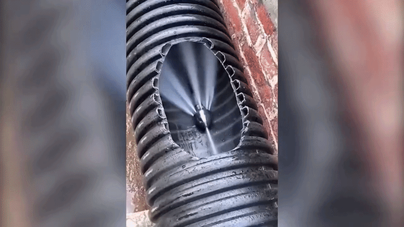 Boquilla Desatascadora para Tuberías Limpieza de Desagües con 7 Chorros  Conector Rápido 1/4" | Acero Inoxidable