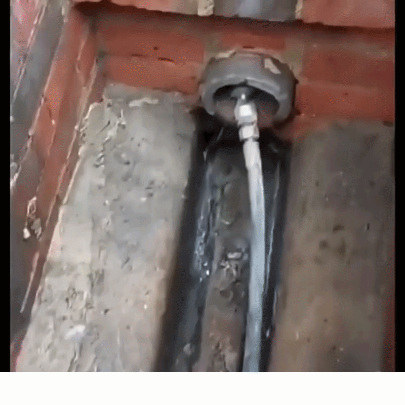 Boquilla Desatascadora para Tuberías Limpieza de Desagües con 7 Chorros  Conector Rápido 1/4" | Acero Inoxidable