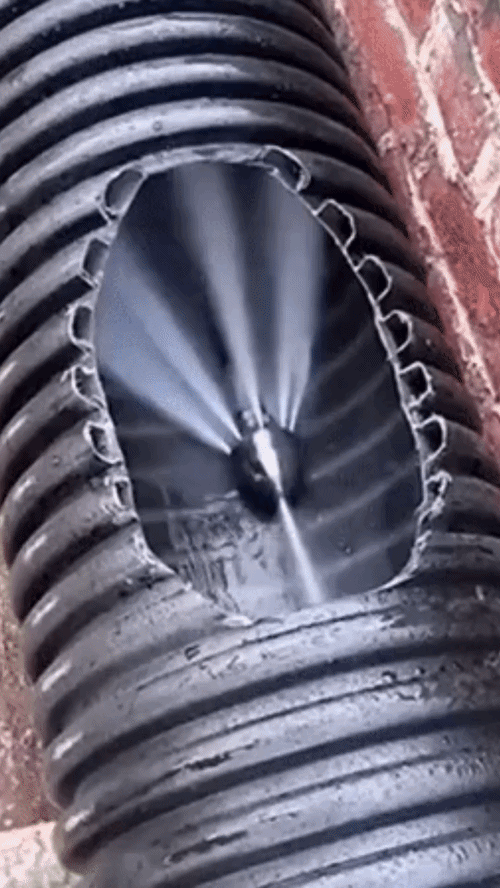 Boquilla Desatascadora para Tuberías Limpieza de Desagües con 7 Chorros  Conector Rápido 1/4" | Acero Inoxidable